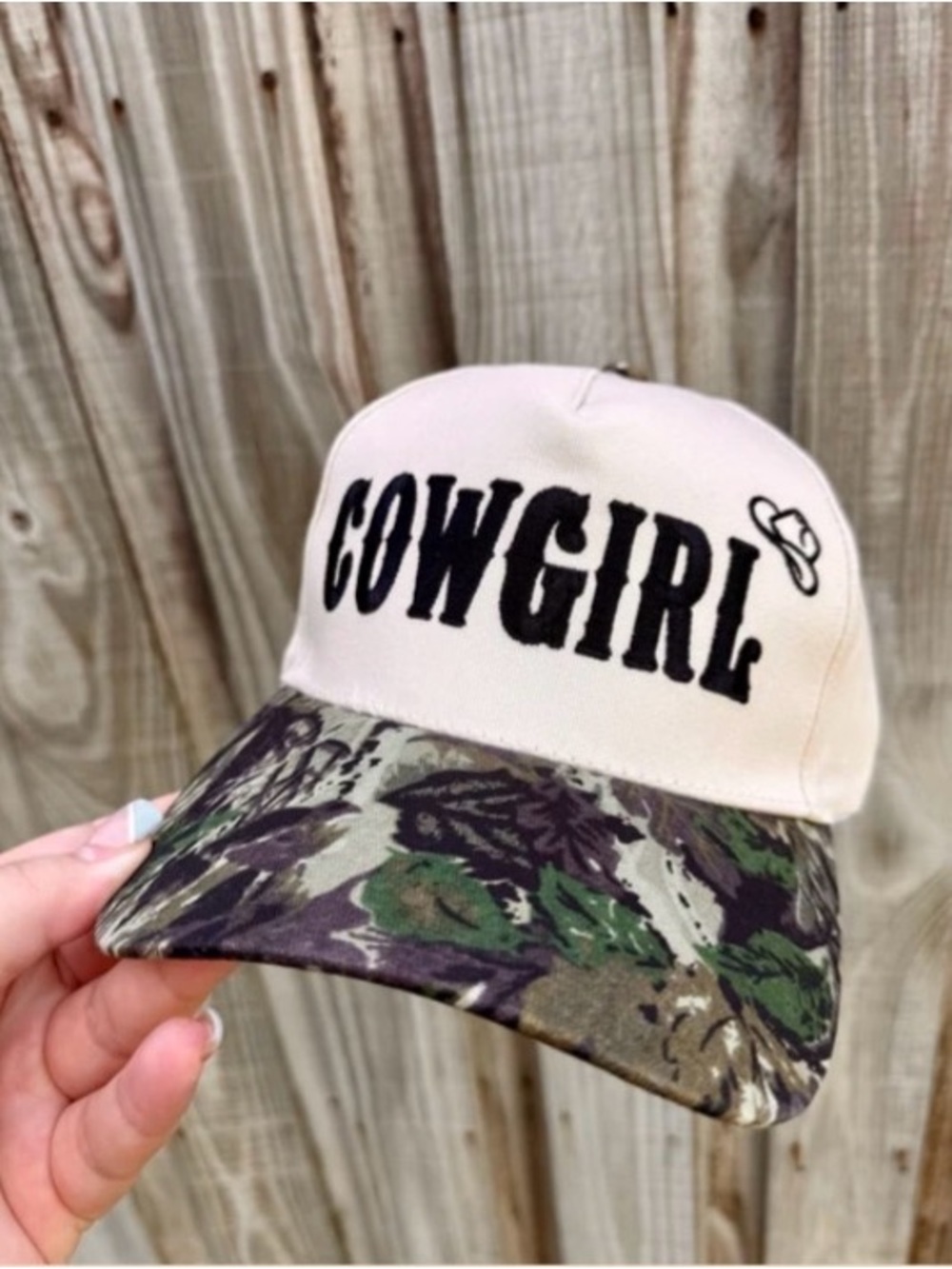 Cowgirl Camo Hat